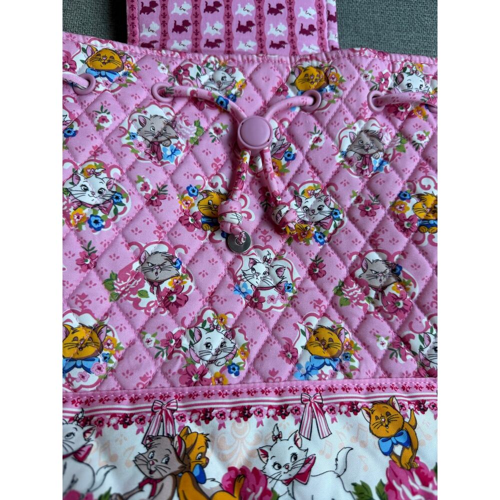 Vera Bradley x Disney The Aristocats the Original Drawstring Backpack - Picture 9 of 14